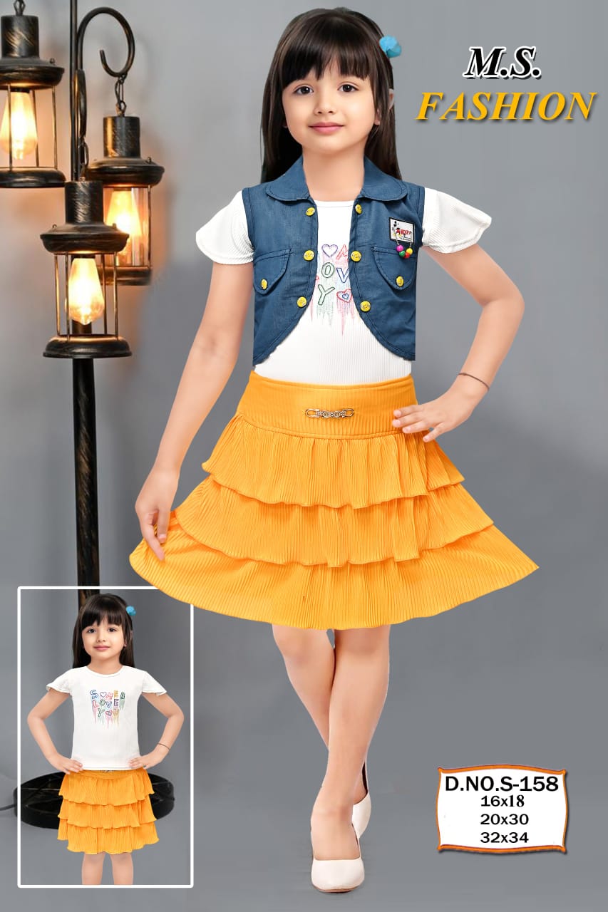 Girls Fashion Dress Set (M.S. Fashion)