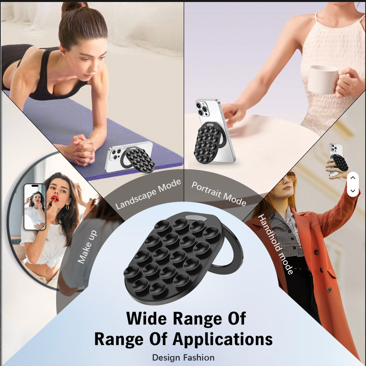 Magnetic Sticky Phone Suction Grip for M-Safe Case